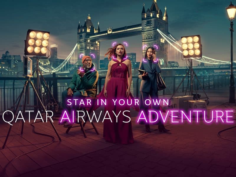 Qatar Airways personalized airline commercial